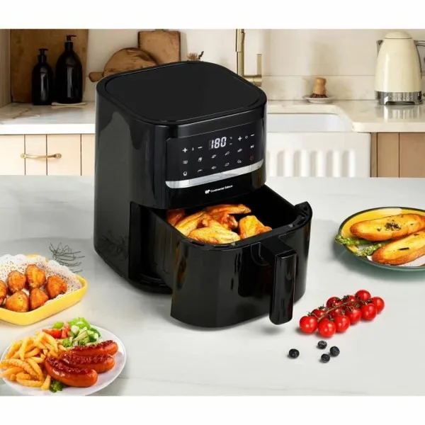 Airfryer Continental Edison Musta 1400 W 1200-1400 W 4,5 L