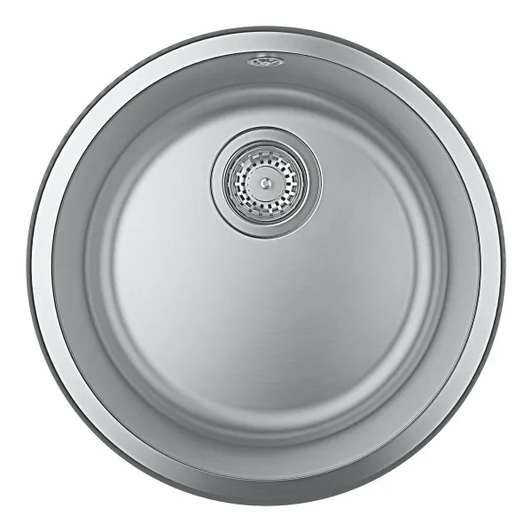 Kriauklė su viena plautuve Grohe K200 Pilka