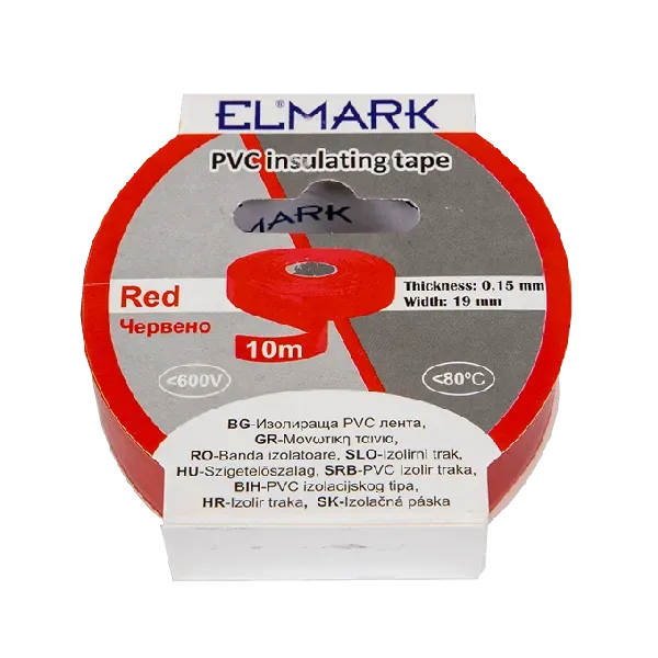 INSULATING TAPE 10mx19mm RED