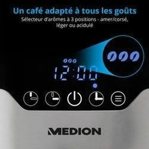 Pilošs Kafijas Automāts Medion 900 W 1,2 L