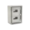 PP3112 BOARD ABS-TRANSPARENT DOOR-18 MODULES IP65