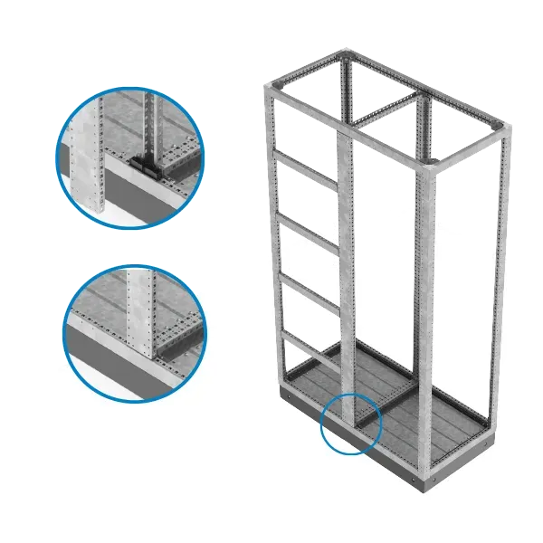 DBT- VERTICAL SPLITTING SET FOR HEIGHT 200CM