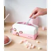 Pusheen - Rose Collection cosmetic bag (20 x 9 x 8.5 cm)