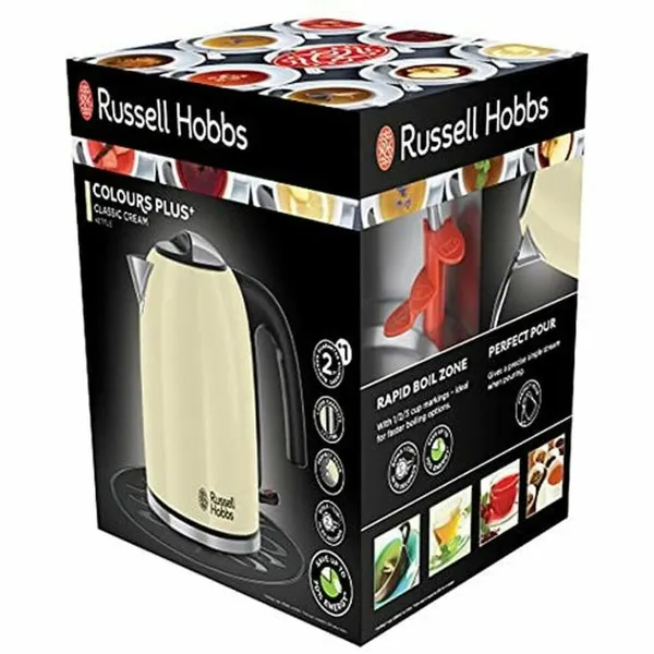 Чайник Russell Hobbs 20415-70 2400W 1,7 L Кремовый Нержавеющая сталь 2400 W 1,7 L