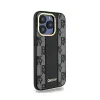 DKNY Leather Checkered Mono Pattern MagSafe - Case for iPhone 15 Pro (Black)