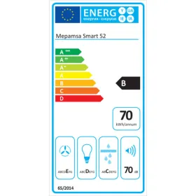 Įprastas gaubtas Mepamsa 52 cm 300 m3/h 125W D Plienas