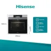 Uuni Hisense BI62216AX MF 77 L 3500 W (Kunnostetut Tuotteet B)