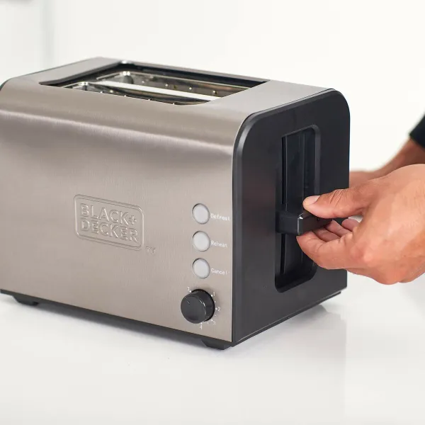 Tosteris Black & Decker BXTO900E Nerūsējošais tērauds 900 W