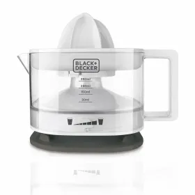 Elektriskā Sulu Spiede Black & Decker BXCJ25E Balts 25 W (350 ml)