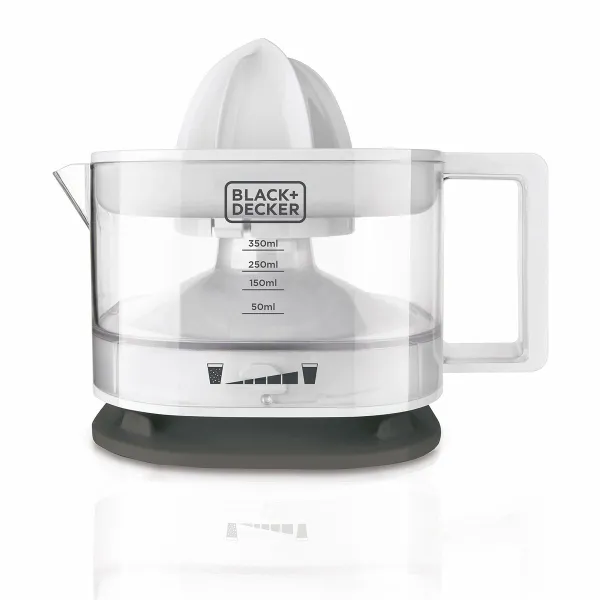 Sähkömehustin Black & Decker BXCJ25E Valkoinen 25 W (350 ml)