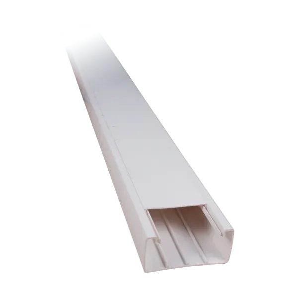 2M 12x12 SELF ADHESIVE PLASTIC CABLE TRUNKING CT2 ECONOMIC