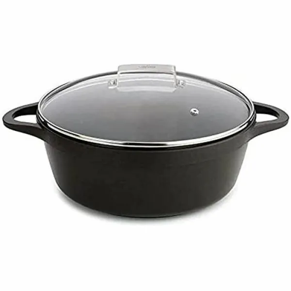 Katls ar vāku Valira 4141/25 Melns Ø 24 cm