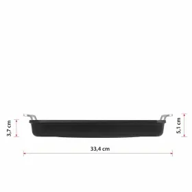 Grill Valira 4652/25 28 x 28 cm 25 x 28 cm Must Metall Alumiinium Ø 28 cm