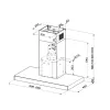 Liesituuletin Mepamsa Stilo 70 288 W 690 m3/h 70 cm Teräs