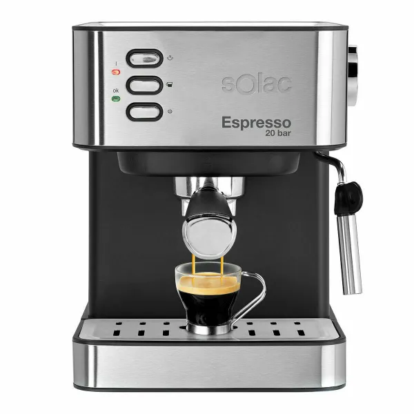 Pikakahvinkeitin Solac CE4481 Musta Teräs 850 W