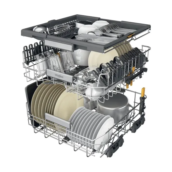 Astianpesukone Whirlpool Corporation W7FHS41 Valkoinen Musta 60 cm (Kunnostetut Tuotteet C)
