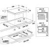 Indukcinė kaitlentė Whirlpool Corporation WFS9860CPNE 7200 W 60 cm 59 cm