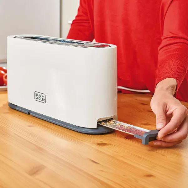 Toaster Black & Decker BXTO1001E White Black 1000 W