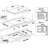 Indukcijas Plīts Whirlpool Corporation WSQ5760NE 59 cm 7200 W
