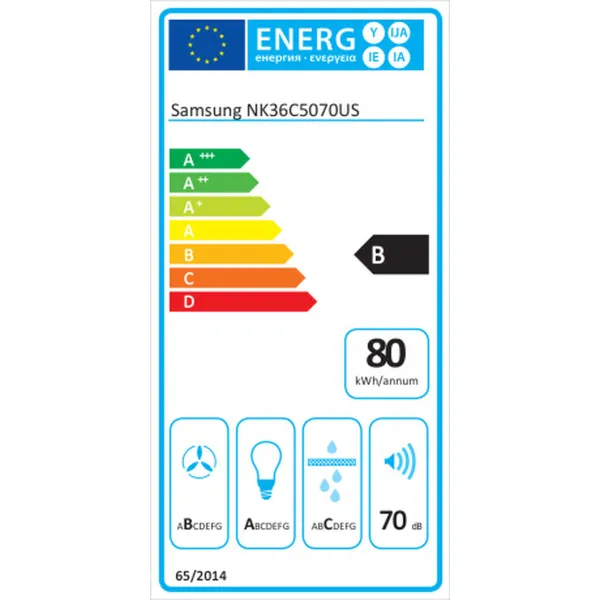 Parastais pārvalks Samsung NK36C5070USUR Tērauds (Atjaunots D)