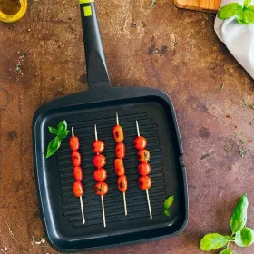 Grill-pann BRA FOODIE 28X28 Roostevaba teras Alumiinium Ø 28 cm