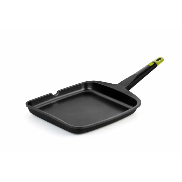 Сковорода BRA FOODIE 28X28 Чёрный Алюминий Ø 28 cm