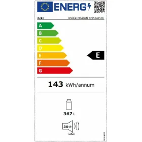 Jääkaappi BEKO RSSE415M41GN Harmaa