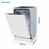 Trauku mazgātājs Hisense HV543D10 Personalizējams 45 cm