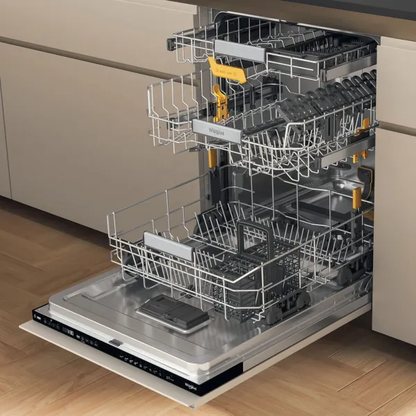 Dishwasher Whirlpool Corporation W8IHP42LSC Black 60 cm