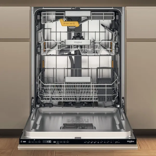 Dishwasher Whirlpool Corporation W8IHP42LSC Black 60 cm