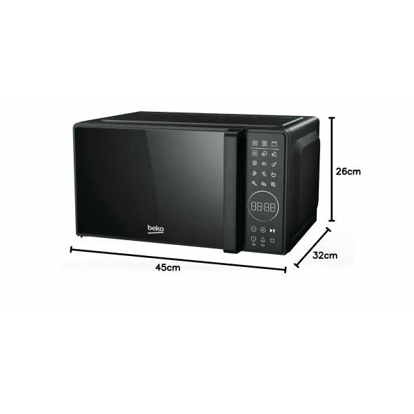 Mikroviļņu Krāsns ar Grilu BEKO MGC20130BFB 20L Melns 1000 W