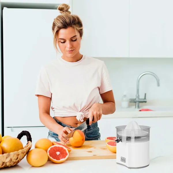 Elektriskā Sulu Spiede Black & Decker BXCJ40E Balts 40 W