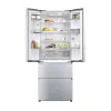 Combined Refrigerator Haier HFR5719EWMG 190 Silver