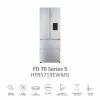 Jääkaappipakastin Haier HFR5719EWMG 190 Hopeinen