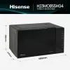 Микроволновая Печь с Грилем Hisense H23MOBS5HG4 Чёрный 800 W 23 L