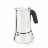Итальянская Kофеварка Bialetti NEW VENUS Серебристый Металл Нержавеющая сталь