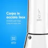 Итальянская Kофеварка Bialetti NEW VENUS Серебристый Металл Нержавеющая сталь