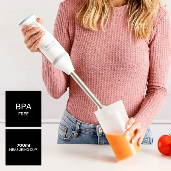 Hand-held Blender Taurus BAPI 1200 PURE White