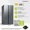 Kombinēts ledusskapis Samsung RS70F65QETEF Tērauds