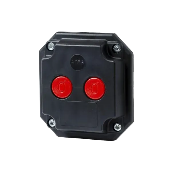 SS- 2 STOP BUTTONS FOR FIXING IN DISTR. BOARD,IP65