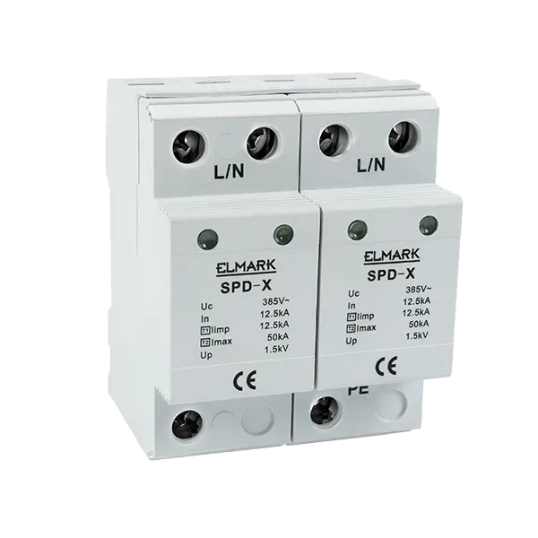 COMBINED SURGE ARRESTER TYPE 1+2- X/1P+N In 12.5kA