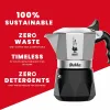 Vanhanaikainen Italialainen Mokkapannu Bialetti BRIKKA Alumiini 4 Puodeliai