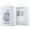 Guess Printed Classic Logo - Bluetooth TWS Headphones + Charging Case (Purple)