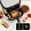 Аэрофритюрница Taurus Чёрный 2100 W 8 L