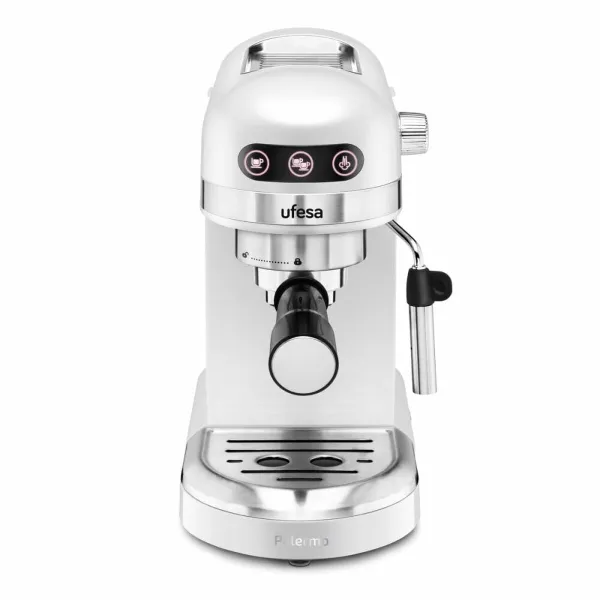 Ekspress Rokas Kafijas Automāts UFESA PALERMO WHITE 1350 W 20 bar 1,4 L