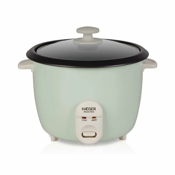 рисоварку Haeger RC-18L.002A Зеленый Нержавеющая сталь Пластик 50 W