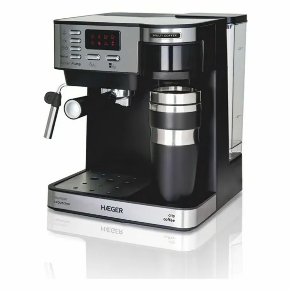 Ekspress Rokas Kafijas Automāts Haeger CM-145.008A Daudzkrāsains 1,2 L