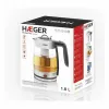 Water Kettle and Electric Teakettle Haeger EK-22F.020A White Stainless steel 2200 W