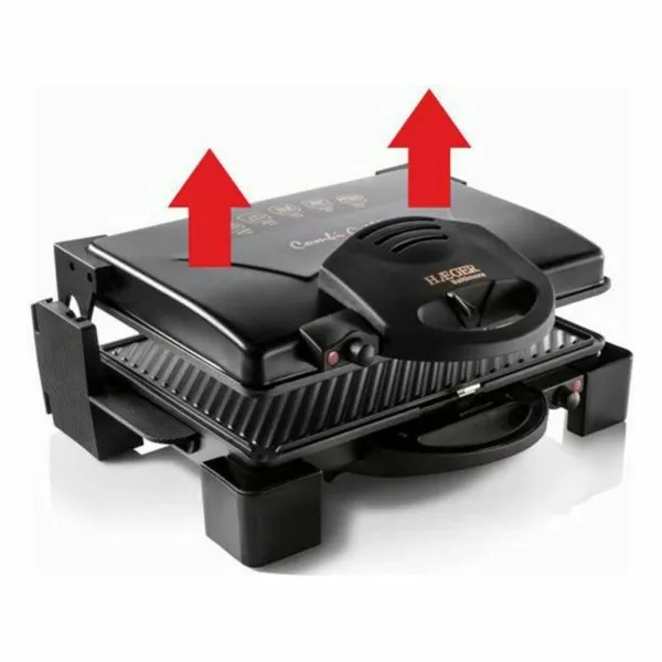Grill Haeger GR-190.008A 1900W Melns Nerūsējošais tērauds
