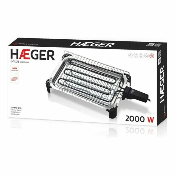 Mikroaaltouuni Grillillä Haeger GR-200.006A Musta 2000 W